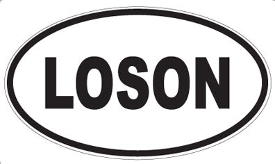 LOSON - Oval Sticker