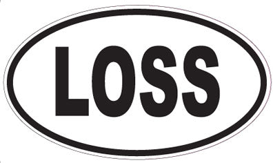 LOSS - Oval Sticker