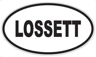 LOSSETT - Oval Magnet
