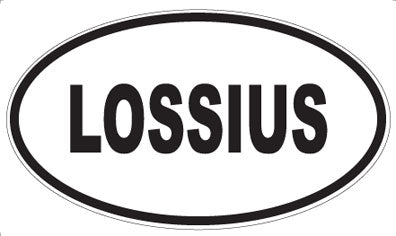 LOSSIUS - Oval Sticker