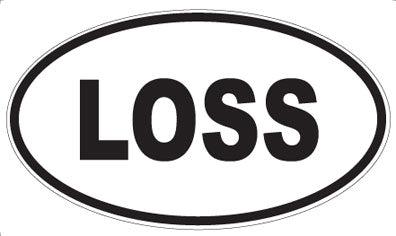 LOSS - Oval Magnet