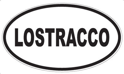 LOSTRACCO - Oval Magnet