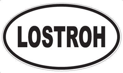 LOSTROH - Oval Magnet