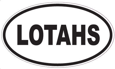 LOTAHS - Oval Sticker