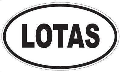 LOTAS - Oval Magnet