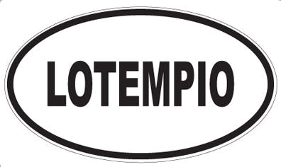 LOTEMPIO - Oval Magnet