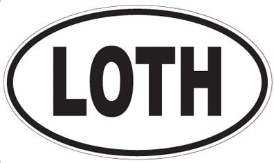 LOTH - Oval Sticker