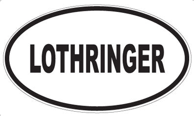 LOTHRINGER - Oval Magnet