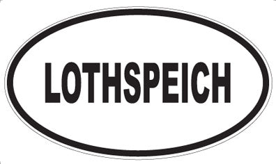LOTHSPEICH - Oval Sticker