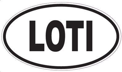 LOTI - Oval Sticker