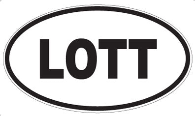 LOTT - Oval Sticker