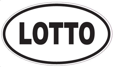 LOTTO - Oval Magnet