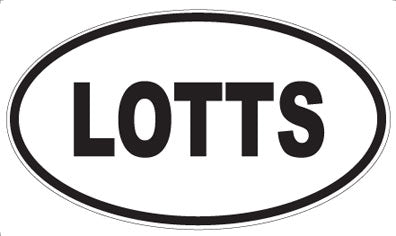 LOTTS - Oval Magnet