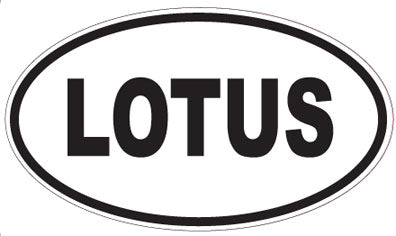 LOTUS - Oval Sticker