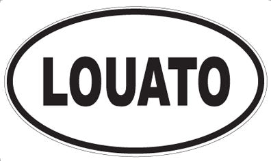 LOUATO - Oval Sticker