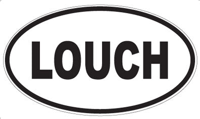 LOUCH - Oval Sticker