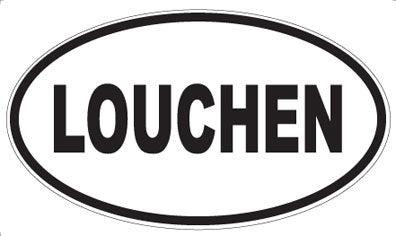LOUCHEN - Oval Sticker
