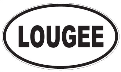 LOUGEE - Oval Sticker