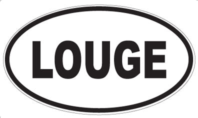 LOUGE - Oval Magnet