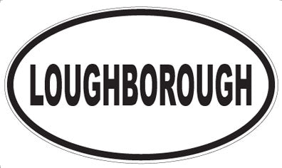 LOUGHBOROUGH - Oval Sticker