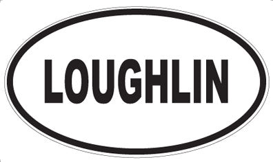 LOUGHLIN - Oval Magnet