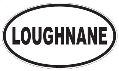LOUGHNANE - Oval Sticker