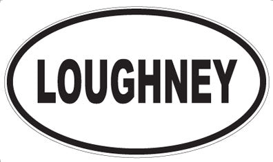 LOUGHNEY - Oval Sticker