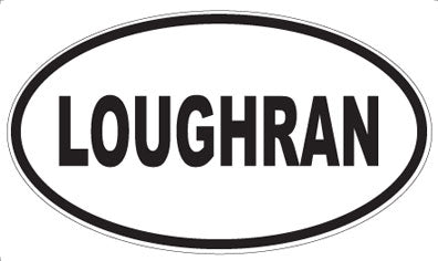 LOUGHRAN - Oval Magnet