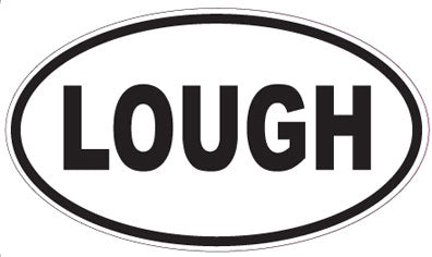 LOUGH - Oval Magnet