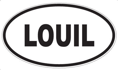 LOUIL - Oval Magnet