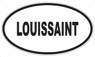 LOUISSAINT - Oval Sticker