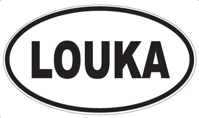 LOUKA - Oval Sticker