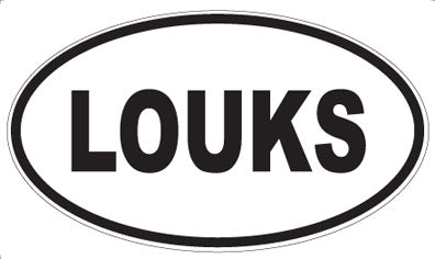 LOUKS - Oval Sticker