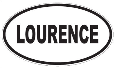 LOURENCE - Oval Sticker