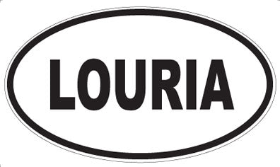 LOURIA - Oval Magnet