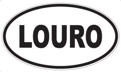 LOURO - Oval Sticker
