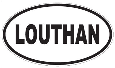 LOUTHAN - Oval Magnet