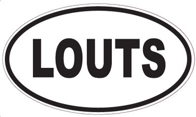 LOUTS - Oval Magnet