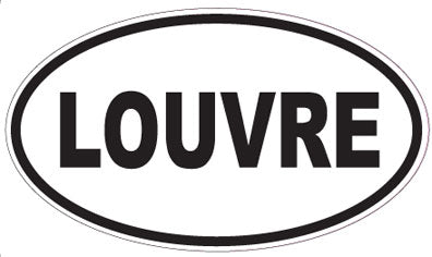 LOUVRE - Oval Sticker