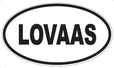 LOVAAS - Oval Magnet