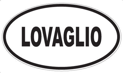 LOVAGLIO - Oval Sticker