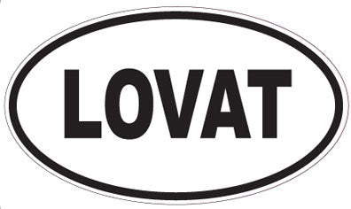 LOVAT - Oval Magnet
