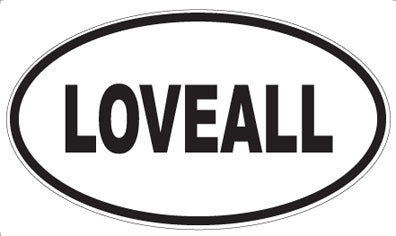 LOVEALL - Oval Magnet