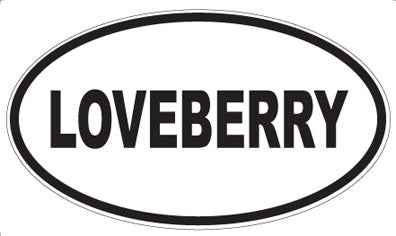 LOVEBERRY - Oval Magnet