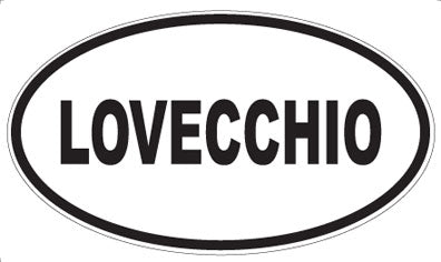 LOVECCHIO - Oval Sticker