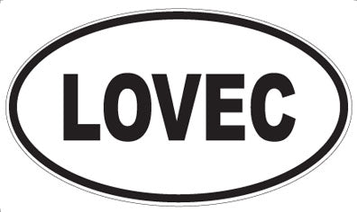 LOVEC - Oval Magnet