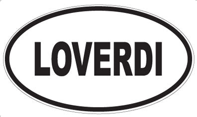 LOVERDI - Oval Magnet