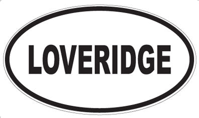 LOVERIDGE - Oval Magnet