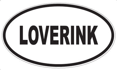 LOVERINK - Oval Sticker