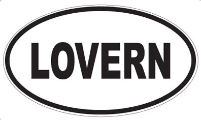 LOVERN - Oval Magnet
